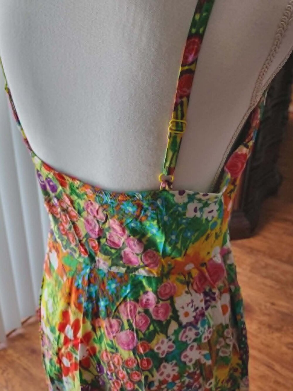 Vintage Jams World Hawaiian Floral Midi Dress - Picture 4 of 5